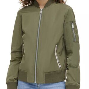 Women's Lightweight Zip-Detail Bomber Jacket NWT Size 1X